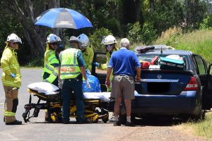 Two Hurt In Crash