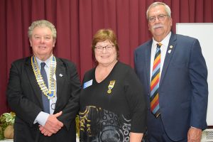 Brian Sworn In As Rotary President