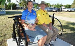 Penny Farthing Tribute Unveiled