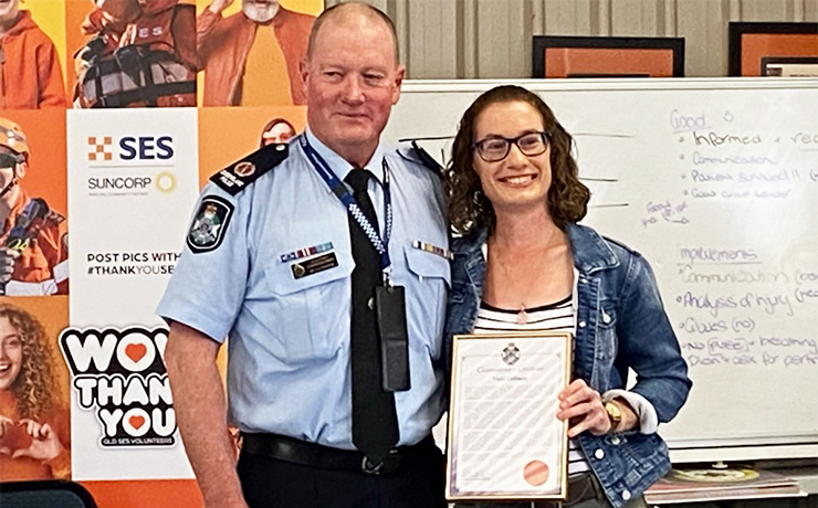 Vicki Thanked For Her Long Service