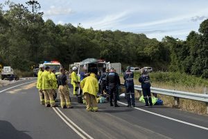 Motorbike Rider Critically Injured