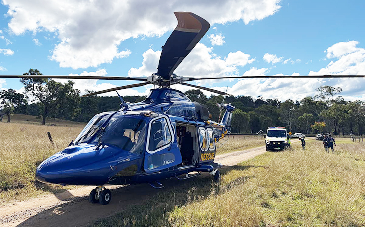 Motorbike Rider Injured