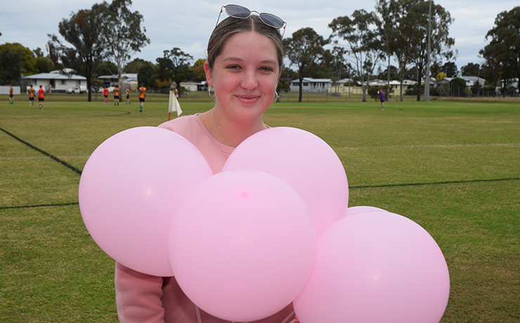 Soccer Locks In Pink Wins