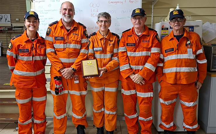 Yarraman SES Wins Award Yarraman SES Wins Award