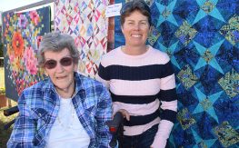 Visitors Explore Winter Quilt Trail
