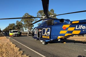 Two Airlifted After Truck Crash
