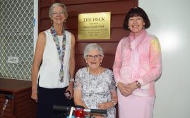 Elaine Honoured At Gallery