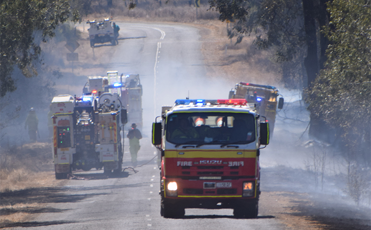 Fire Crews Rush To Two Blazes